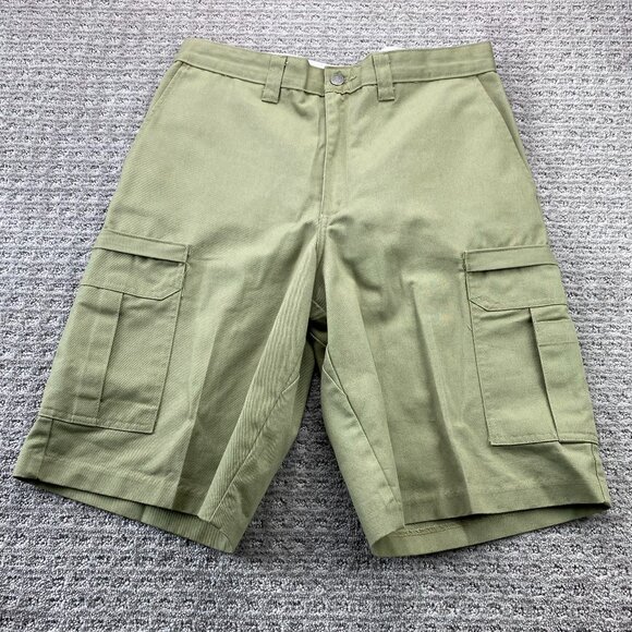 Dickies Cargo Shorts Men Size 32 Khaki Short Pants Brown Casual Workwear - Picture 1 of 10